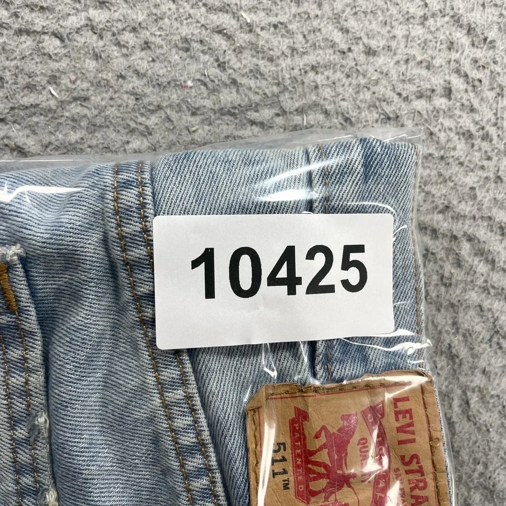 Levi's 511 Cutoff Shorts Mens 32 Blue Denim Bermuda 10